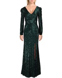Xscape - Mesh Sequined Formal Dress - Lyst
