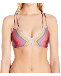 PQ Swim - Reversible Utopia Halter Strap Bikini Top Swimsuit - Lyst