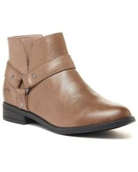 Rocket Dog - Mila Bootie Leather Round Toe Ankle Boot Jobb1512 - Lyst
