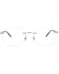 Montblanc - Square-Frame Metal Optical Frames - Lyst