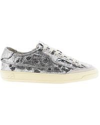 Autry - Windscape Laminated Leather Low-Top Sneakers - Lyst