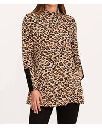 tyler boe - Brushed Leopard Chrissy Tunic - Lyst