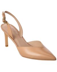 Stuart Weitzman - Ryder 75 Leather Slingback Pump - Lyst