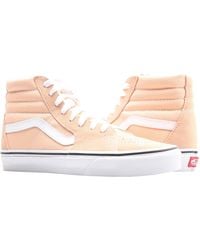 Vans - Sk8-Hi Classic Bleached Apricot/ High Top Sneakers Vn0A38Geu5Y - Lyst