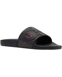Ferragamo - Groove Logo-Embossed Slider Sandal - Lyst