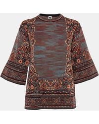 Missoni - Patterned Knit Top - Lyst