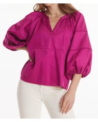 tyler boe - Molly Cotton Solid Top - Lyst