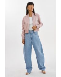 Lamarque - Kordella Reversible Leather Bomber Jacket - Lyst