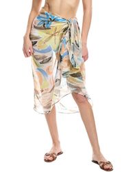 Echo - Expressive Floral Pareo - Lyst