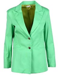 Motel - Tailored Stretch Cotton Jacket - Lyst