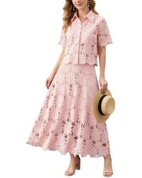 Tedora - 2Pc Shirt & Skirt Set - Lyst