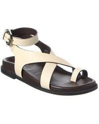 Free People - Anya Criss Cross Leather Sandal - Lyst