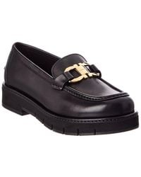 Ferragamo - Maryan Lug Leather Loafer - Lyst