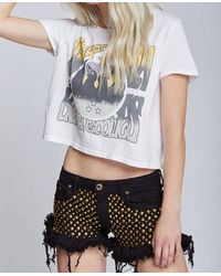 Recycled Karma - The Crowes High As The Moon Crop Tee - Lyst