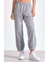 Elan - Heather Jogger With Zipper Detail - Lyst