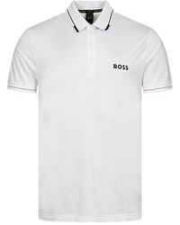 BOSS - Paul Pro Slim Fit Short Sleeve Polo Shirt - Lyst
