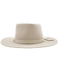 Van Palma - India Wool Felt Fedora Hat - Lyst