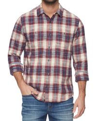 Flag & Anthem - Donley Slub Long Sleeve Polo Shirt - Lyst