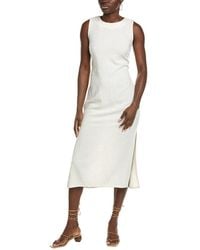 Marion - Smock Slit Ribbon Maxi Dress - Lyst