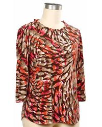 I TOUCH - Vision Quest 3/4 Sleeve Top - Lyst