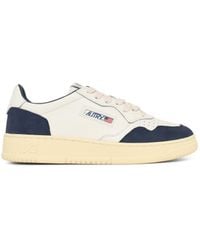 Autry - 'Medalist Low' And Leather Sneakers - Lyst