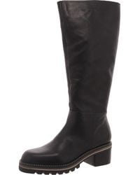 Bernardo - Zipper Leather Knee-High Boots - Lyst
