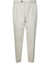 Circolo 1901 - Easy-Wear Trousers With Pinches - Lyst