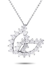 Tiffany & Co. - Platinum 1.50ct Diamond Pendant Necklace Ti02-051524 - Lyst