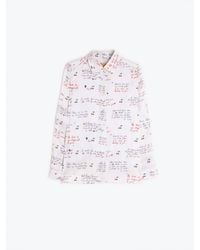Vilagallo - Button Up Shirt With Love Words - Lyst