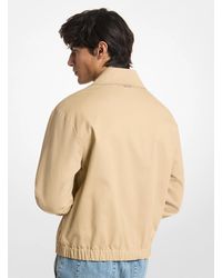 Michael Kors - Mk Cotton Blend Blouson Jacket - Lyst