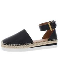 See By Chloé - Glyn Leather Ankle Strap Platform Sandals - Lyst