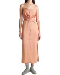 Nanushka - Sayan Draped Slip Dress - Lyst