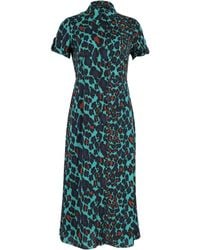 Diane von Furstenberg - Georgia Leopard-print Shirt Dress - Lyst