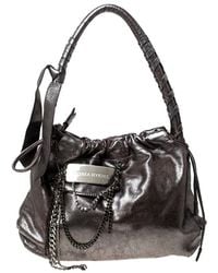 Sonia Rykiel - Leather Chain Embellished Shoulder Bag - Lyst