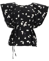 Alysi - Sleeveless Top With Ribbon - Lyst