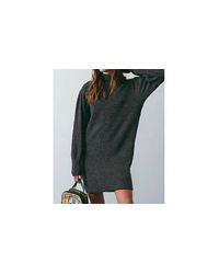 Blu Pepper - Mock Neck Sweater Dress - Lyst