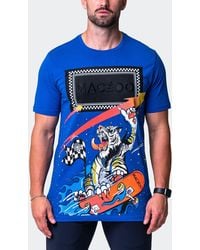 Maceoo - Signature Longline Graphic Tee - Lyst