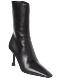 Ferragamo - Leather Bootie - Lyst