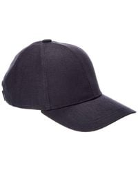 Vince - Embroidered Linen Baseball Cap - Lyst