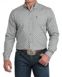 Cinch - Modern Fit Long Sleeve Western Button Shirt - Lyst