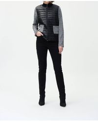 Joseph Ribkoff - Puffer Jacket With Contrast Sleeves - Lyst