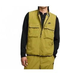 Nike - Tech Woven Utility Nylon Full Zip Vest - Lyst