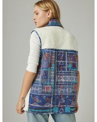 Lucky Brand - Oversized Quilted Vest - Lyst