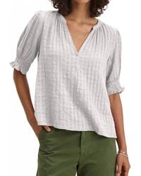 Velvet By Graham & Spencer - Bonita Textured Gauze Top - Lyst