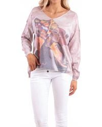 Gigi Moda - Bold Queen Long Sleeve Sweater - Lyst