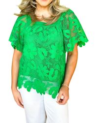 Jodifil - Floral Lace Top - Lyst