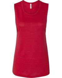 Bella Canvas - Flowy Scoop Muscle Tank - Lyst