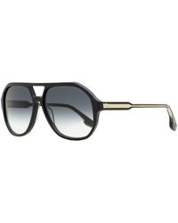 Victoria Beckham - Pilot Sunglasses Vb633s 001 Black 59mm - Lyst
