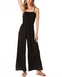 Bobi - Cami Strap Smocked Jumpsuit - Lyst