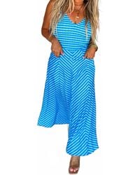 Blakeley - Luciana Stripe Maxi Dress - Lyst
